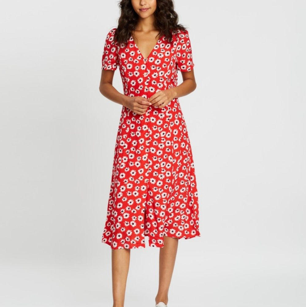 Gap Daisy Button Down Dress  Size 4 Petite